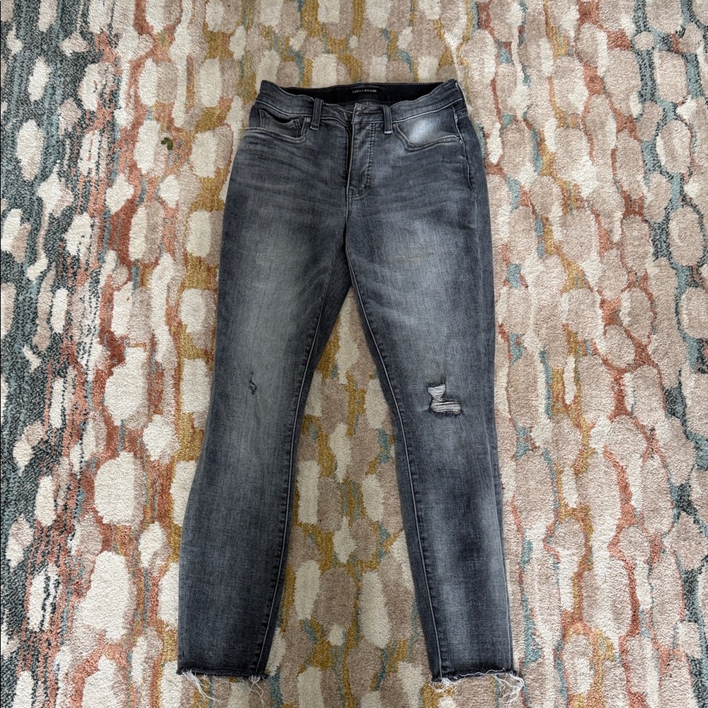 Lucky Brand Gray Skinny Jeans